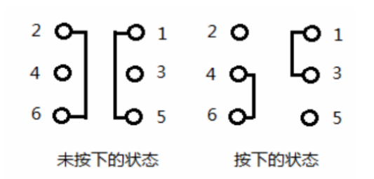 六腳開關(guān)如何接線圖